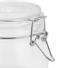 Glass Storage Jars Airtight Clip Top Lid Food Preserve Preserving Jar 500ml x 3