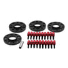 Alloy Wheel Spacers 120mm x 5 for BMW 1 3 5 6 7 8 Series M12x5 Bolts Red