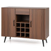 Kitchen Buffet Sideboard Modern Buffet Server Cabinet w/ Removable Wine Rack