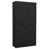 Office Cabinet Anthracite 90x40x180 Steel I3O5