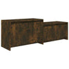 Rustic Wooden TV Stand Long Media Unit Sideboard Storage Media Unit Cabinet Slim