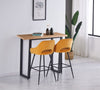 1/2X Velvet Bar Stools Breakfast Chairs Bar Chairs High Counter Kitchen Stools