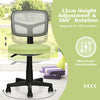 Height Adjustable Armless Mesh Computer Office Chair Y-shaped Lumbar Support