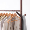 Clothes Rail Rack Wooden Garment Coat Stand Hanging Storage Organizer On Wheels