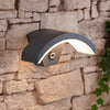 Curve Halo Modern IP54 LED Outdoor Security Wall Mounted Light White /Warm white