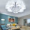 3+2 Colour Luxury Crystal LED Chandelier Hexagon/Flower Lamp Ceiling Lights