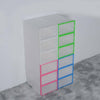 12x White Clear Shoe Storage Boxes Drawer Stackable Foldable Durable Organiser