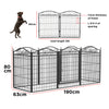 Extra Large 205 x 190cm 8 Panel Dog Playpen Pet Whelping Box for Rabbit Duck Cat