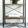 VASAGLE Ladder Shelf, Bookshelf, 4-Tier Industrial Storage Rack for Living Room,