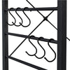 Vintage Kitchen Backer's Rack Utility Storage Shelf Microwave Oven Stand, Brown