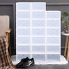 20PCS Large Plastic Shoe Storage Boxes Drawer Stackable Foldable Organiser Clear