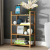 Multiple Layers Natural Bamboo Organizer Rack Storage Household Shelf Stand Unit