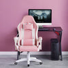 Executive Racing Gaming Office Chair Swivel PU Leather Computer Desk Chair Pink