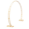 Wedding Arch Flower Stand Moon Gate Walk Through Circular Floral Archway Decor