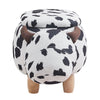 Upholstered Animal Shaped Ottoman Ride-on Footrest Stool Rest Seat TOY Kids New