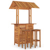 3 Piece Garden Bar Set Solid Wood Acacia L0D0