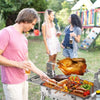 Smoker Barbecue Grills Outdoor Portable BBQ Charcoal Grill Suitable for 8 People