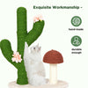 72cm High Cat Cactus Scratcher Tree w/ Toy Ball Flower Climbing Scratching Green