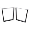 2Pcs Industrial Metal Table Legs Steel Stand for Coffee Desk Bench Dining Chair