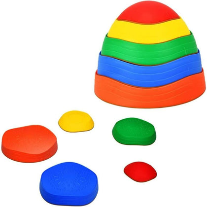 5 PCS Kids Balance Stepping Stones Educational River Stones Game Non-slip Edge