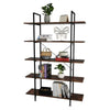 Industrial Bookcase Storage Tall Shelf Metal Display 5Tier Ladder Shelves UK