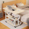 Adjustable Mobile Laptop Table Notebook Desk Sofa Bed Tray Computer StorageShelf