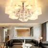 3+2 Colour Luxury Crystal LED Chandelier Hexagon/Flower Lamp Ceiling Lights