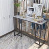 Elegant Marble Console Table Snack Entryway Table Home Office Corner Workbench