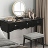 Console Table Modern Accent Sofa Side Table w/3 Drawers Narrow Dressing Desk