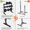 Steel Dumbbell Barbell Stand Heavy Duty Weight Plate Holder for Home Gym Fitness