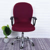Swivel Computer Chair Cover Stretch Home Office Chair Protector Seat Cover Decor