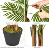Artificial Palm Tree Fake Decorative Plants with Plastic Pot Non Toxic Material