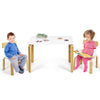 Ergonomic 3PCS Kids Table and Chair Set Children Drawing Writing Furniture