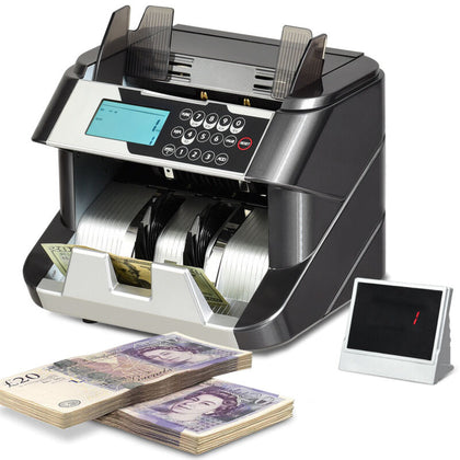 Professional Money Bill Note Counter Fast Currency Cash Counting Machine Bank UK