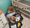 Storage Trolley On Wheels 3 Tier Kitchen Bathroom Storage Trolley Cart