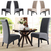 Linen Fabric Scroll High Back Kitchen Dining Room Chairs Upholstered Furnitures