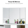 Dressing Table White Corner Desk Makeup Vanity Table Drawers Stool Dresser Room