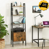 Industrial Ladder Shelf Vintage Retro Furniture Rustic Metal Bookcase Cabinet