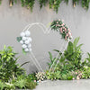Heart Shape Arch Frame Wedding Stage Backdrop Flower Stand Balloons Archway Rack