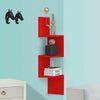 3 Tier Corner Shelf Floating Wall Shelves Storage Display Bookcase Home Decor