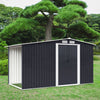 Garden 10x8 8x6 6x6 Metal Shed Outdoor Log Store Firewood Stacking Storage House