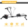 12-Gear Fitness Adjustable Magnetic Rowing Machine Rower w/ LCD Digital Monitor