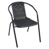 Garden Stackable Chair Seater Waterproof Outdoor Heavy Duty Strong Stacking Seat