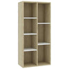 Book Cabinet Highboard Book Rack Stand Engineered Wood Multi Colours