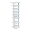 7-tier Single Shoe Storage Rack Stand Organiser Unit Shoe Shelf Home Wood Unit