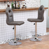 1/2/4/6x Bar Stools Gas Lift Swivel Faux Leather Kitchen Breakfast Counter Salon
