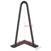 New 16inch Hairpin Legs Hair Pin Legs Set for Furniture Bench Desk Table Metal