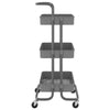 3Tier Kitchen Trolley Iron and ABS Reasonable stratification Large storage space