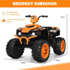 12V Electric Kids Ride On ATV Quad Bike Car Battery Powered Toddler Children Toy