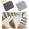 14PCS Carpet Stair Treads Mats Floor Mat Protection Cover Step Staircase Pad UK